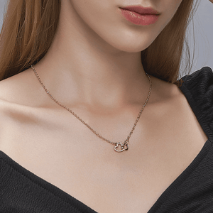 The Ella Double Heart Necklace - I Spy Jewelry